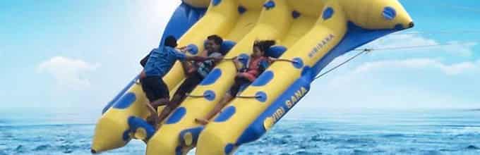 Water Sports Combo: Flying Fish Ride + Parasailing + Jet Skiing