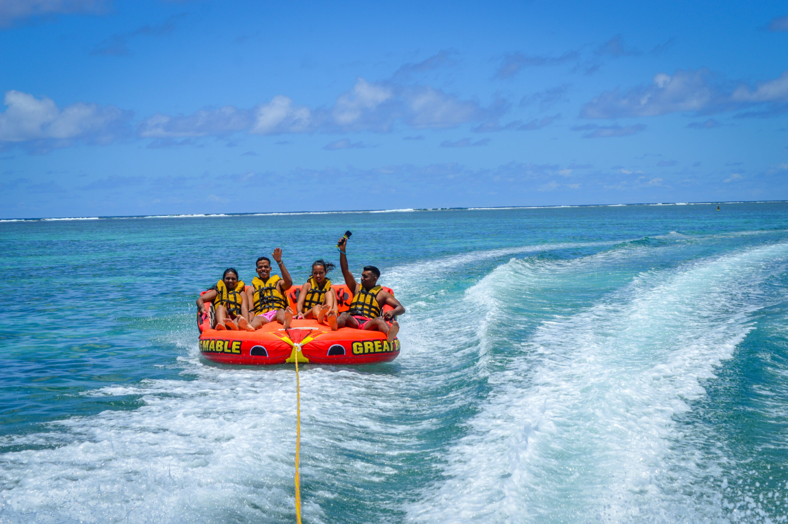 Ile Aux Cerfs - Tube Ride with Shared Transfers