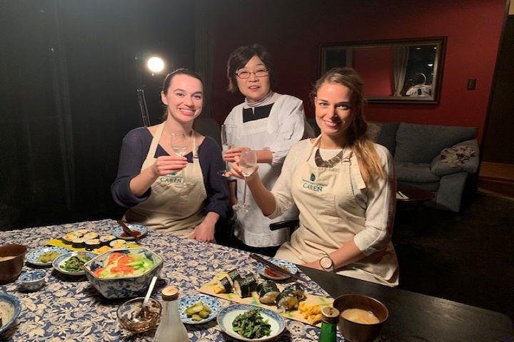 Kyoto Cooking & Rolled Sushi lesson for lunch, Dinner with Sake Tasting  - Rolled SUshi with Sake Tasting 12:30
