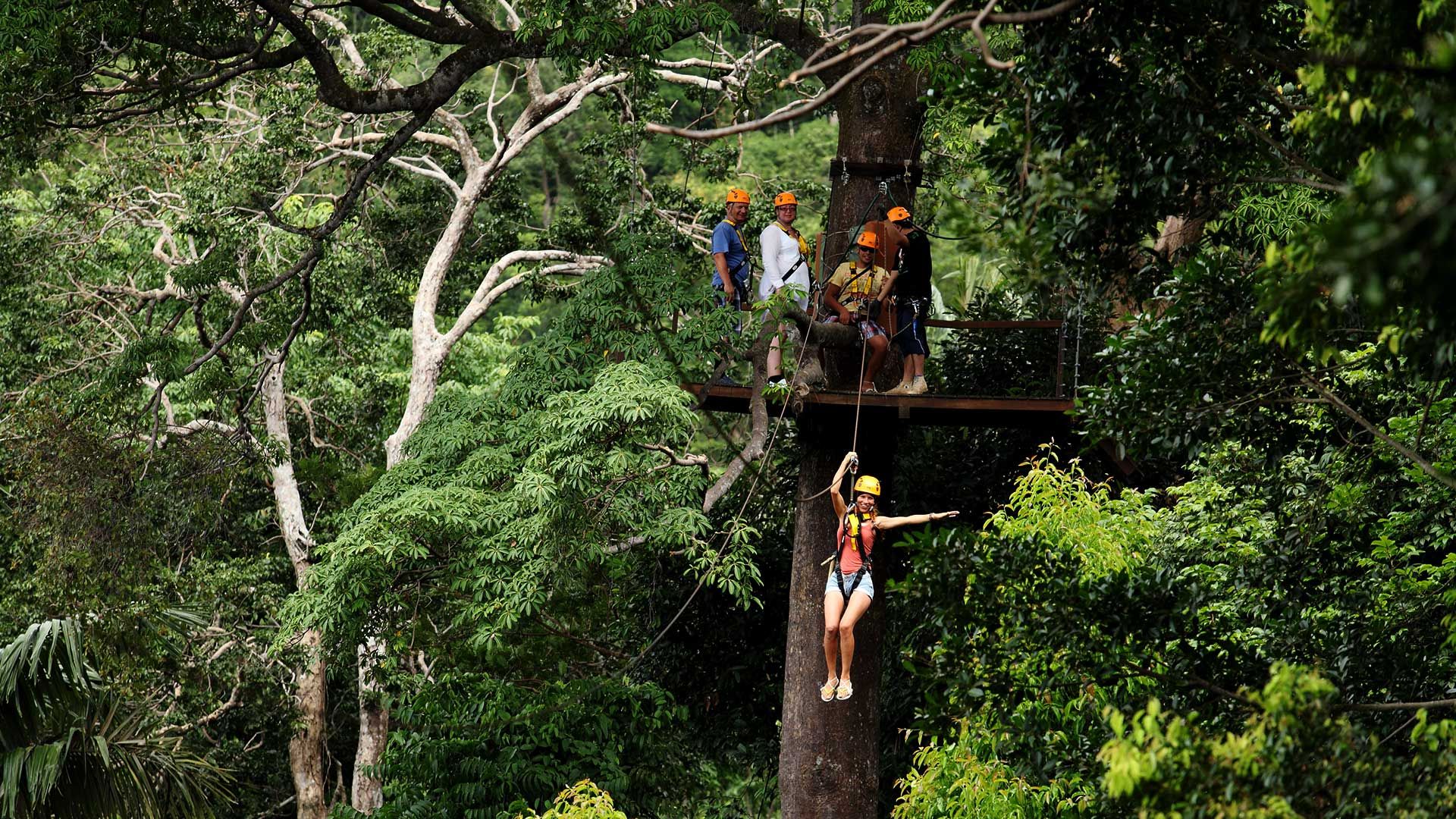 Phuket-Zipline 10 Platforms Phuket paradise With Shared Transfers