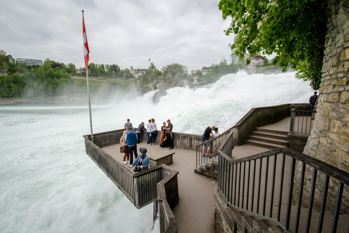 Rhine Falls, the largest waterfalls in Europe - Best Combined with Swiss Pass