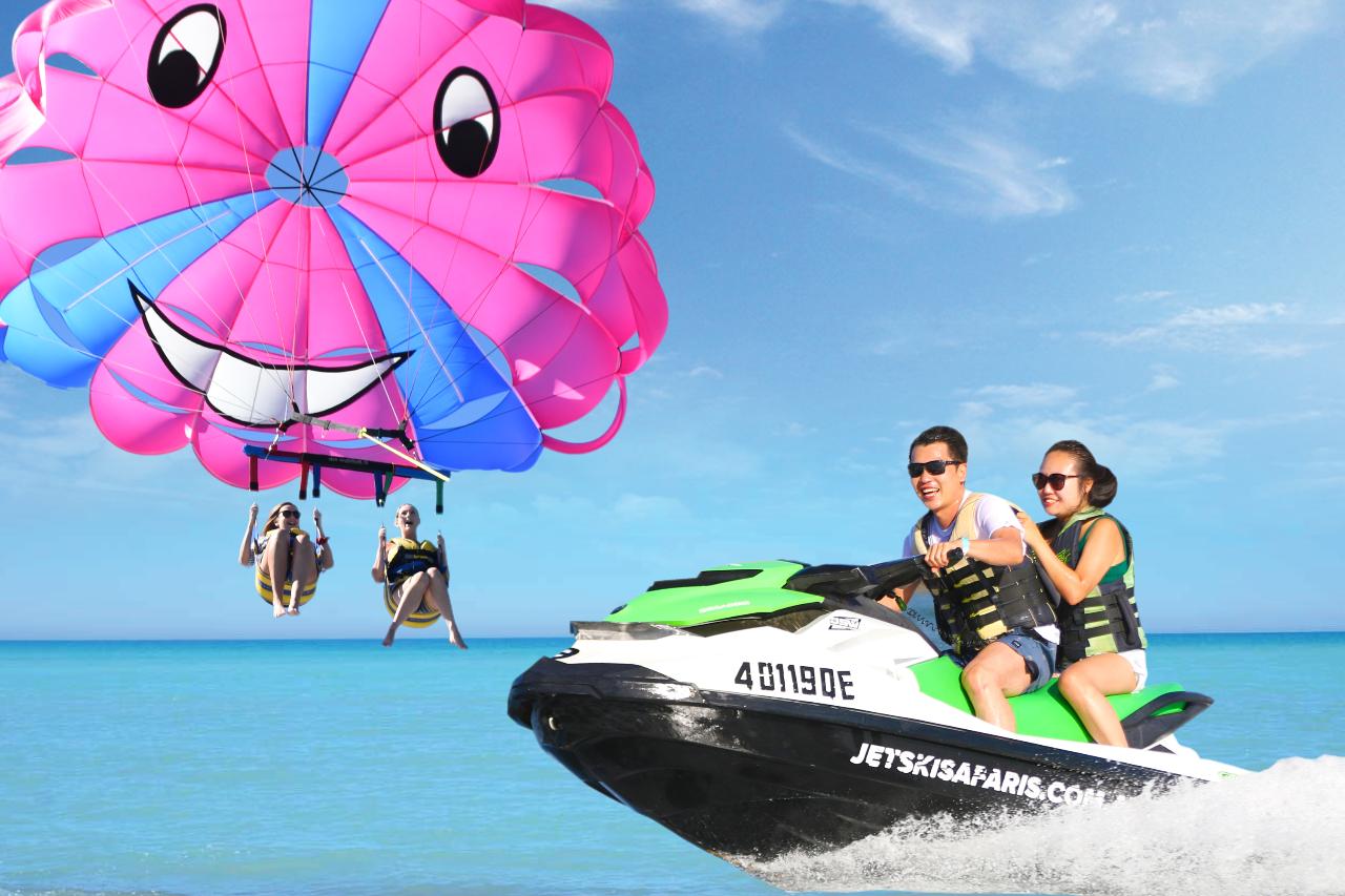 30 Minutes of Safari and Parasail Combo