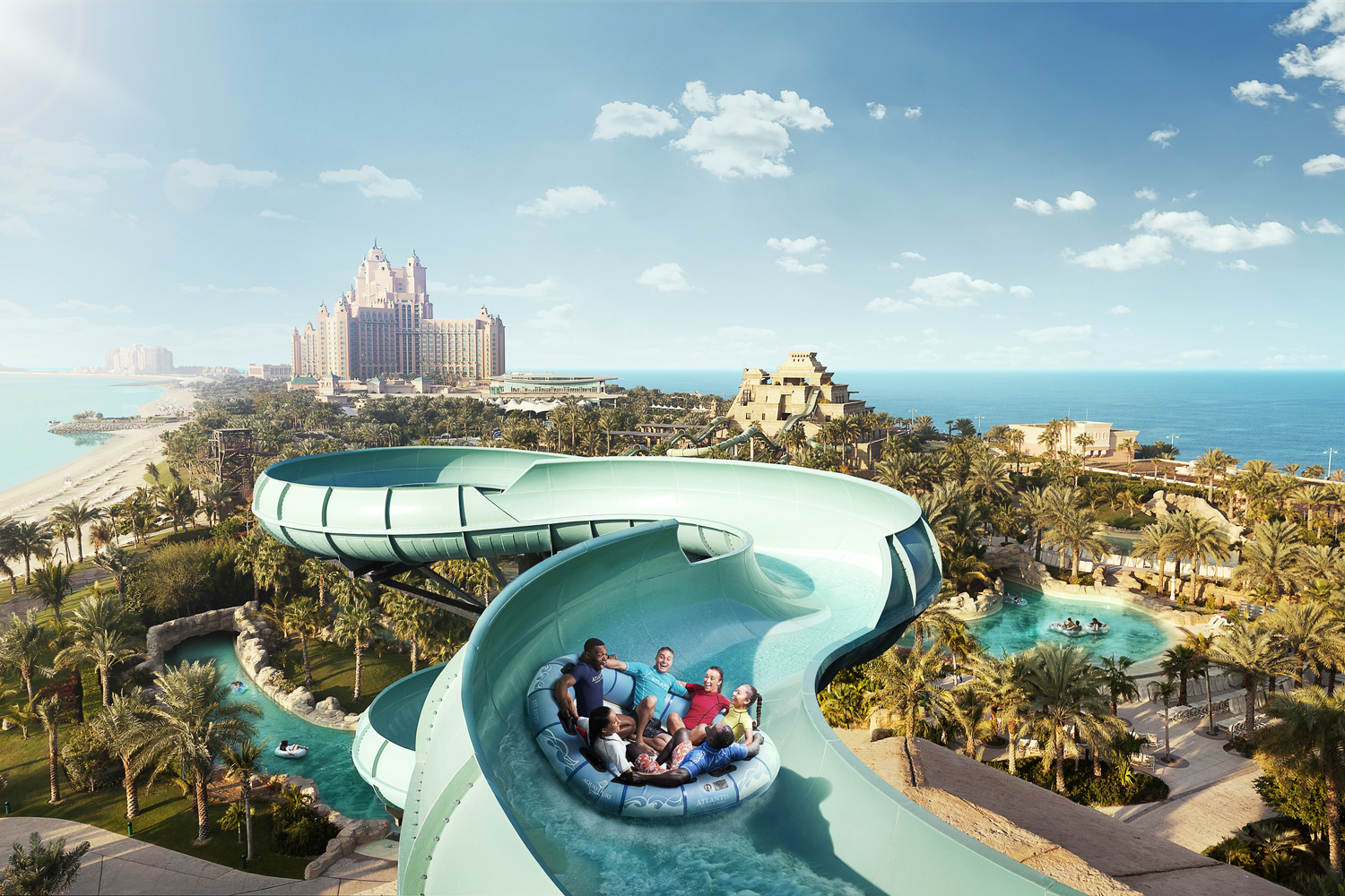 Experience the Aquaventure Waterpark at Atlantis, The Palm Resort
