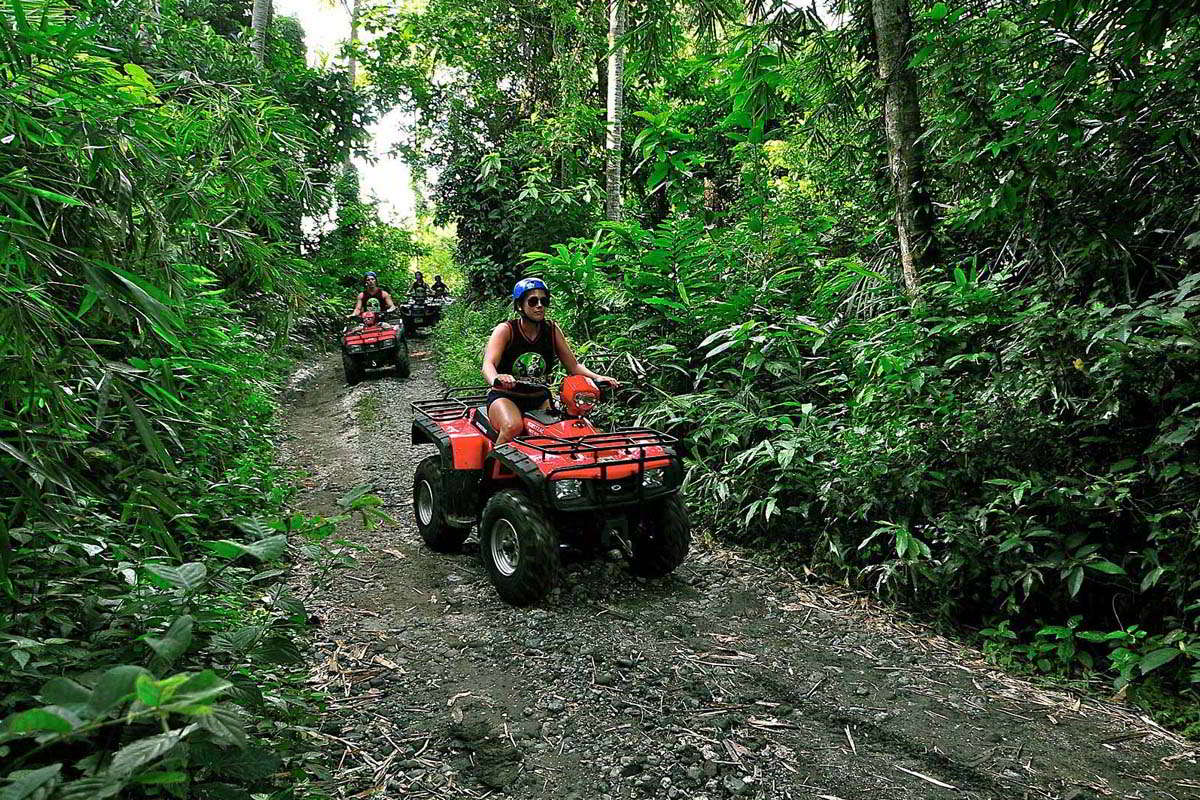 Ultimate Bali Experience Swing at My Swing, River Rafting with Lunch and ATV Tandem ride at Bali Tarantula ATV (1 vehicle for 2 pax)