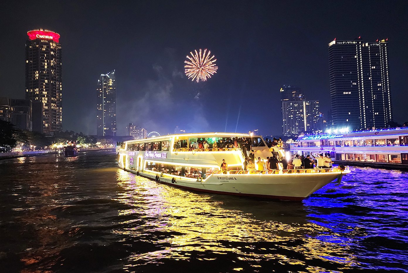 Bangkok Chao Phraya Princess Dinner Cruise on Private Transfers
