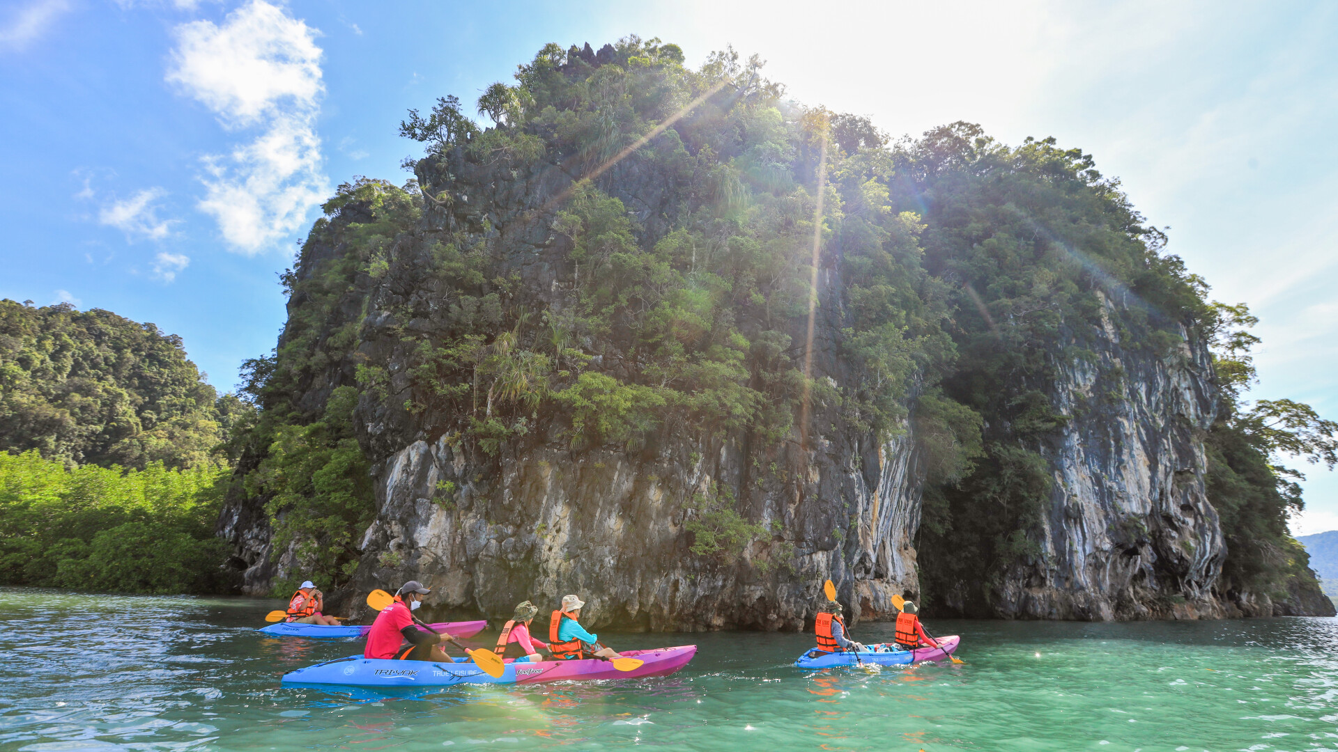 Kayak Half day Ao Thalane With Shared Transfers by Song Taew / Tuk Tuk