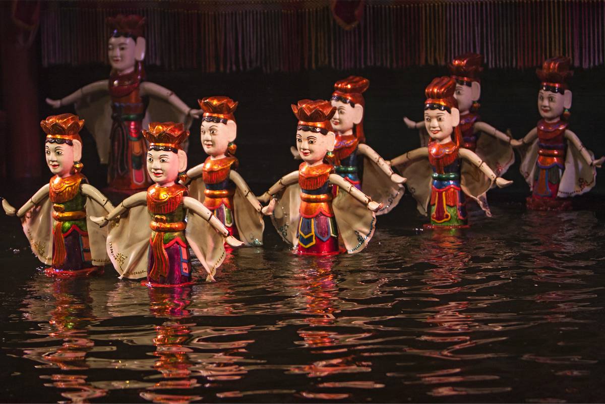 Hanoi Water Puppet Show Tickets with private transfers (Subject to flight timings)