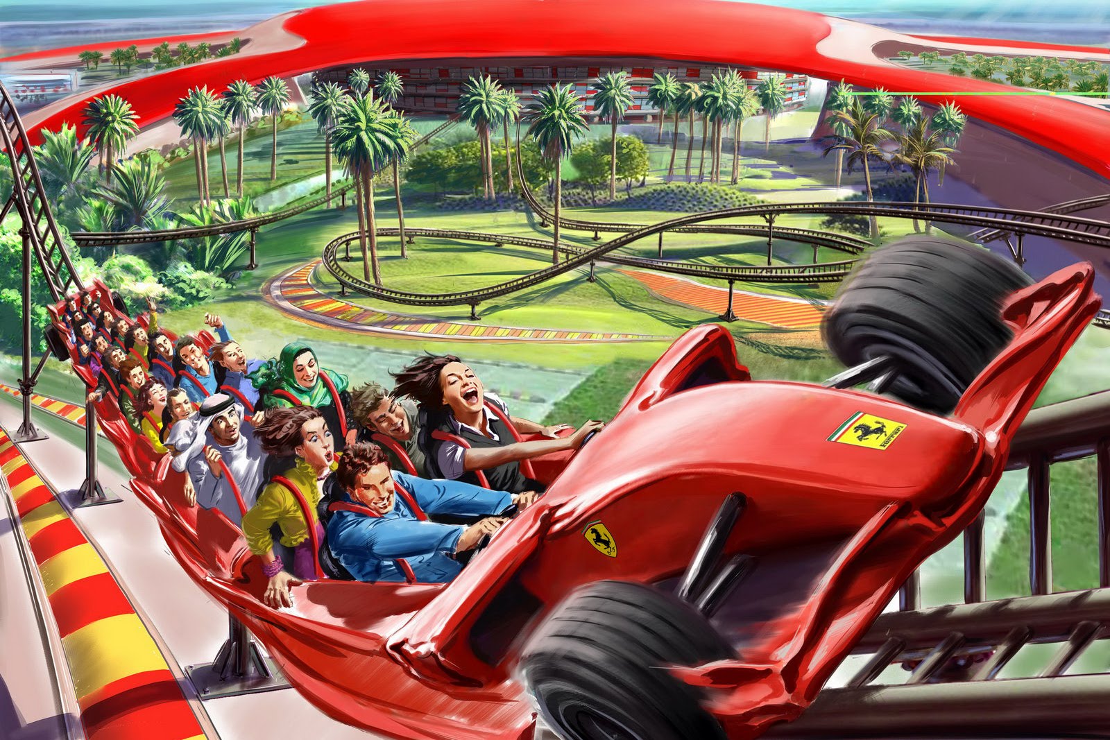 Ferrari World (Pass for 1 day) - Tickets Only