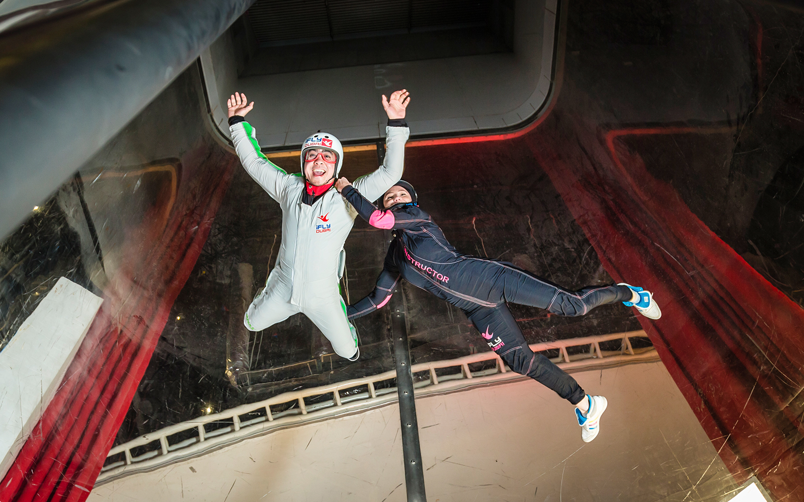 Experience the enthralling indoor skydiving