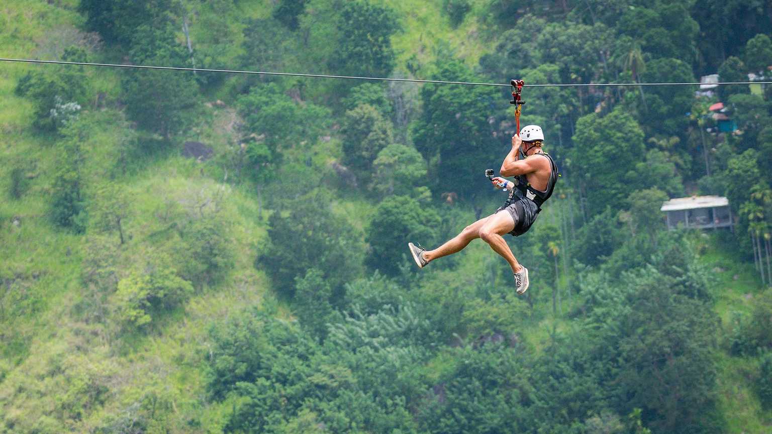 Zip Line (3-5 Min)- Walking 10 Mins